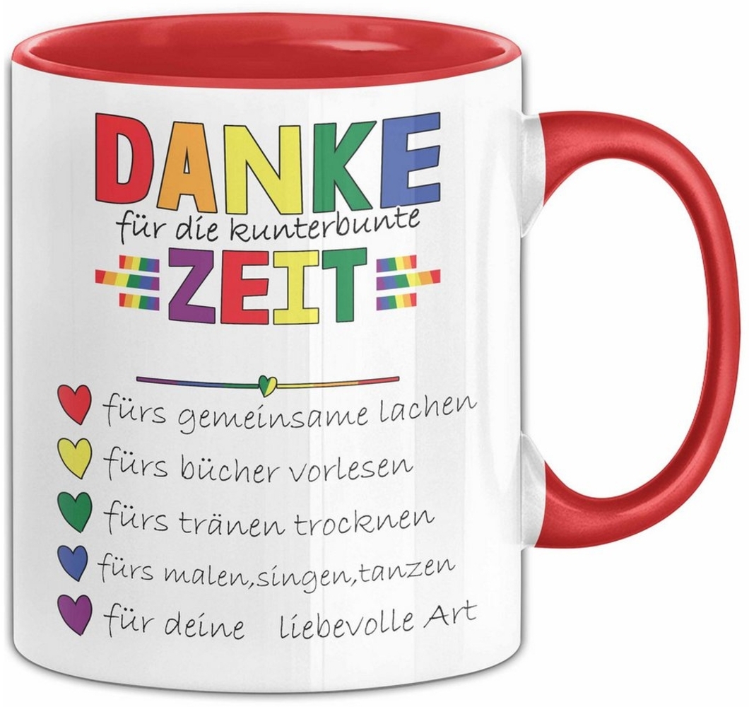 Trendation Tasse Erzieherin Abschiedsgeschenk Tasse Abschied Kindergarten Geschenkidee Bild 1