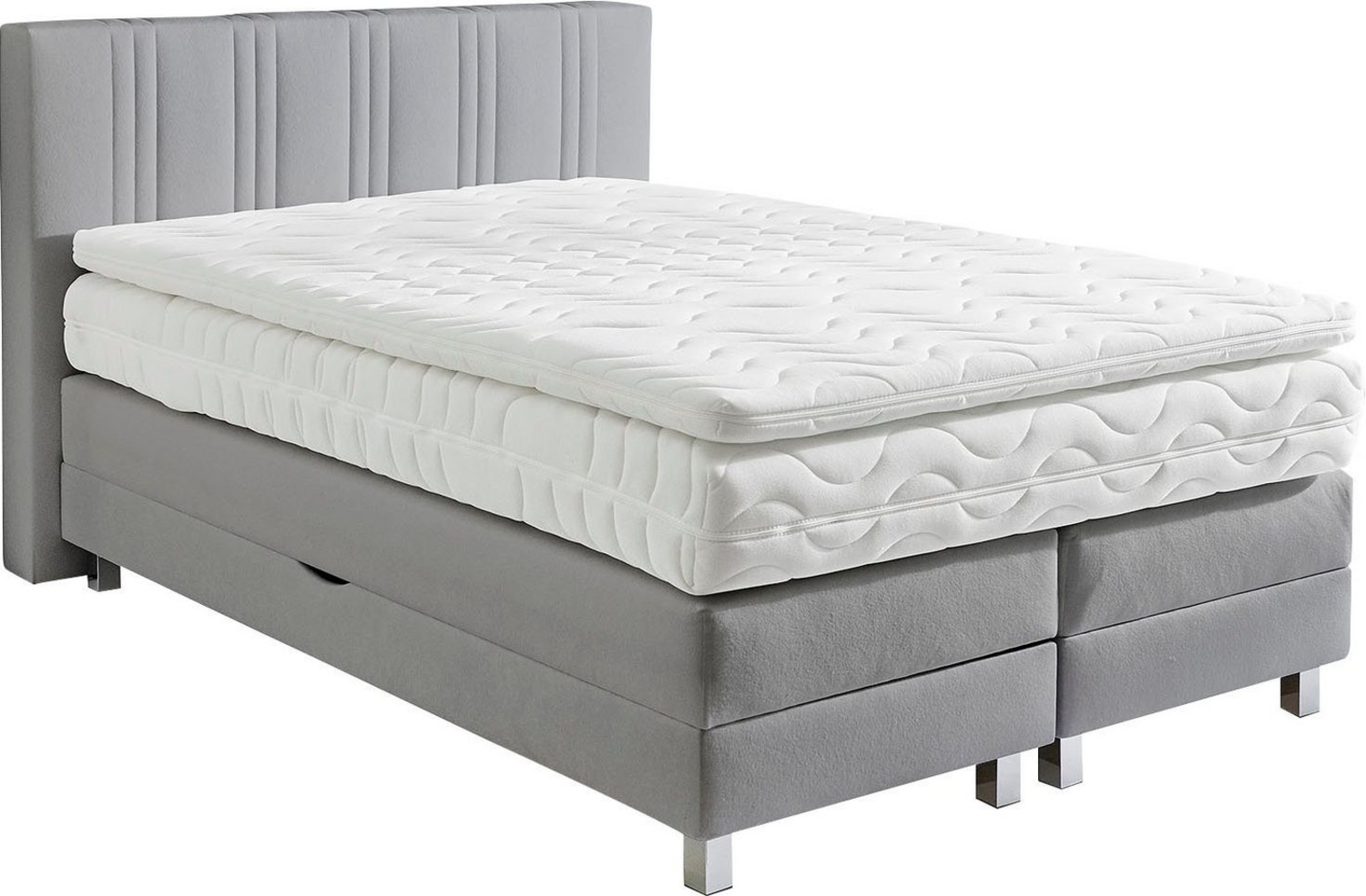 Westfalia Schlafkomfort Boxspringbett, wahlweise mit Bettkasten und Topper Bild 1