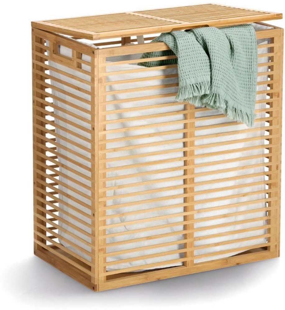 Zeller Present Wäschekorb, hochwertig aus Bambus Bild 1