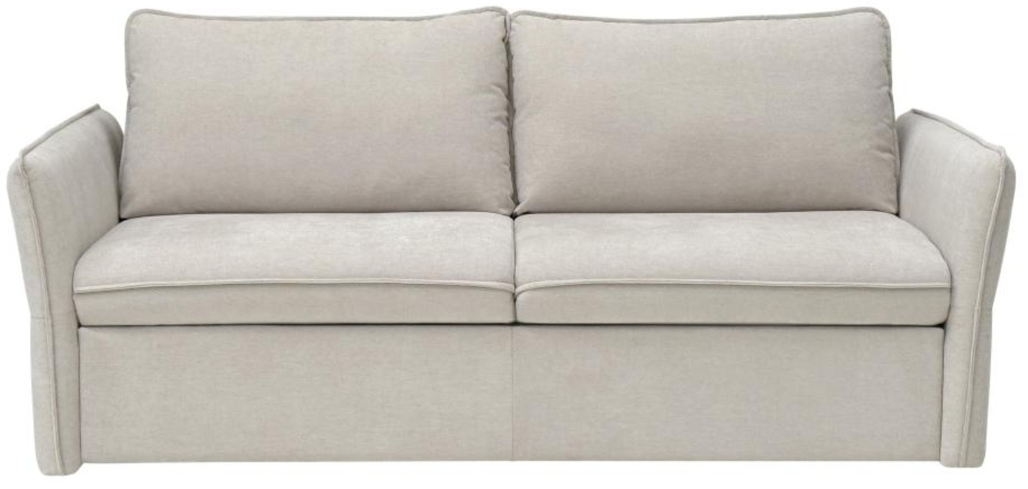 Vente-unique - Schlafsofa mit Matratze 3-Sitzer - Stoff - Beige - Liegefläche 140 cm - CELTARI Bild 1