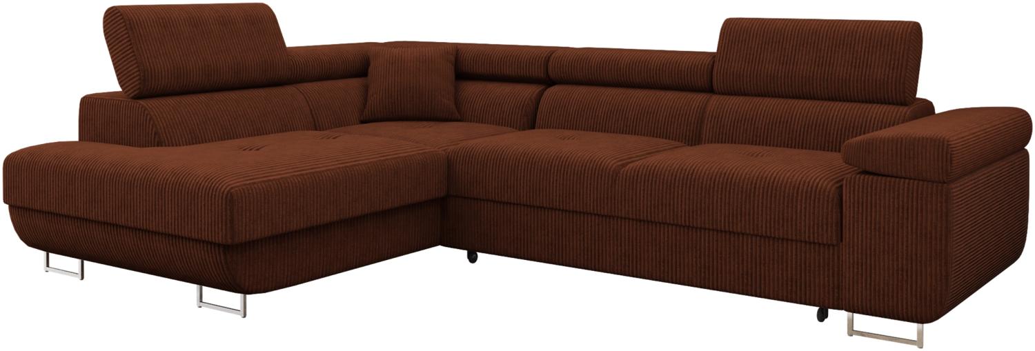 Ecksofa Torezio Cord (Farbe: Poso 39, Seite: Links) Bild 1