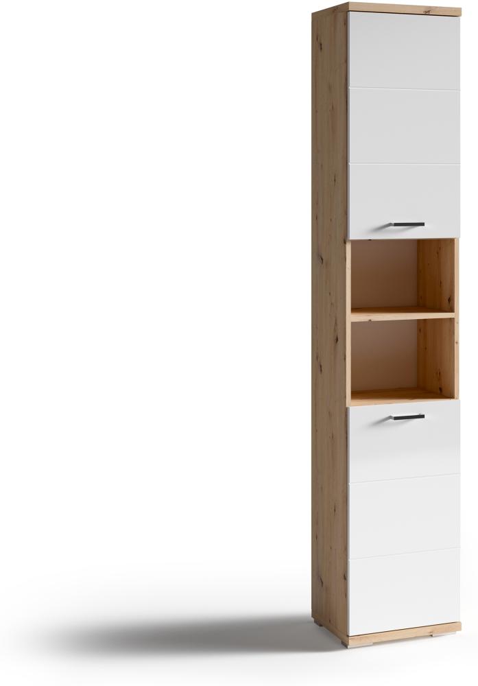 Homexperts 'NUSA' Hochschrank, Holzwerkstoff Spanplatte braun, B 35,5 x H 192 x T 31,5 cm Bild 1