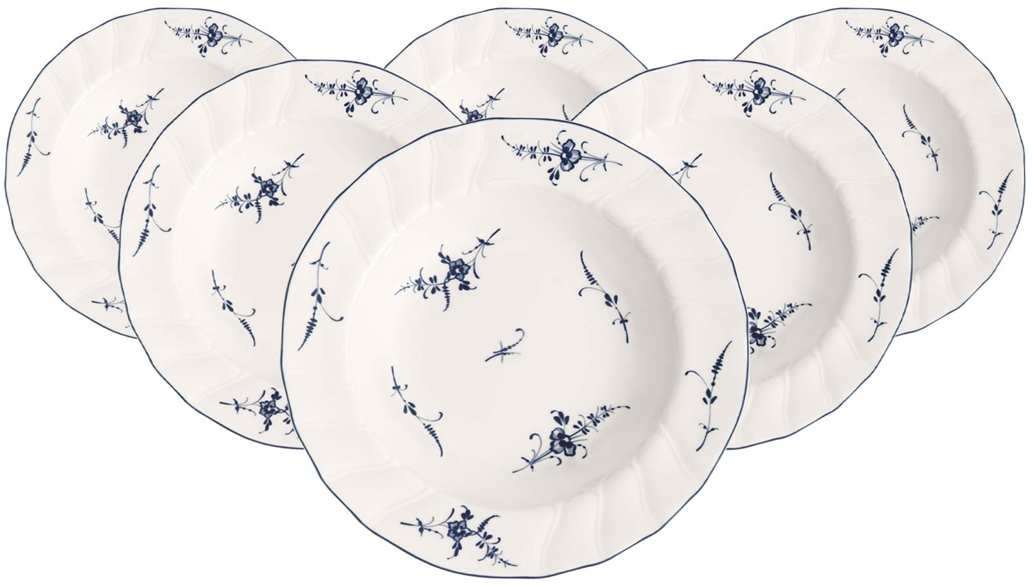 Villeroy & Boch Vieux Luxembourg Suppenteller ø 22,5 cm 6er Set - DS Bild 1