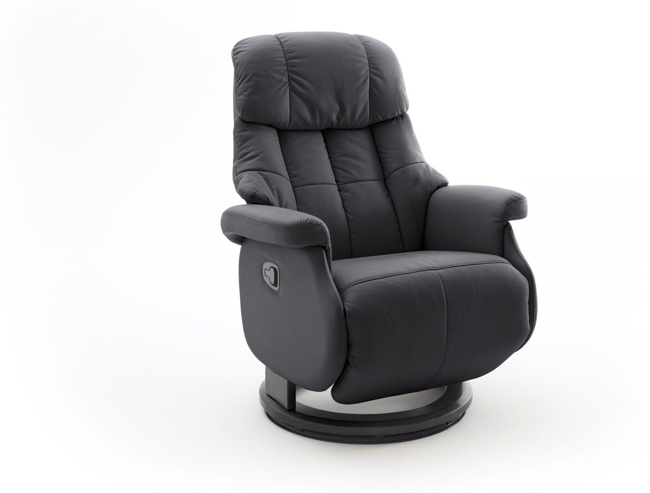 Relaxsessel Calgary L schwarz Leder/ Schwarz Bild 1