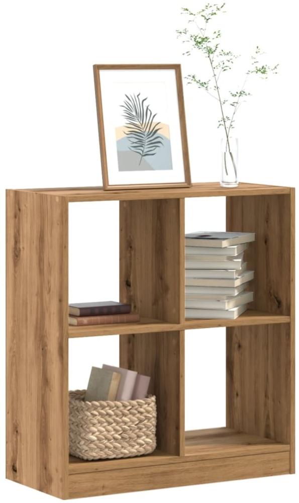 vidaXL Bücherregal Artisan-Eiche 68,5x32x75 cm Holzwerkstoff 852815 Bild 1