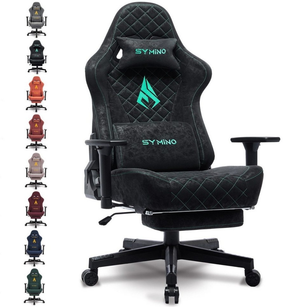 symino Gaming-Stuhl Ergonomischer Stuhl, Racing Style, Retro Style PU Leder Computerstuhl Bild 1