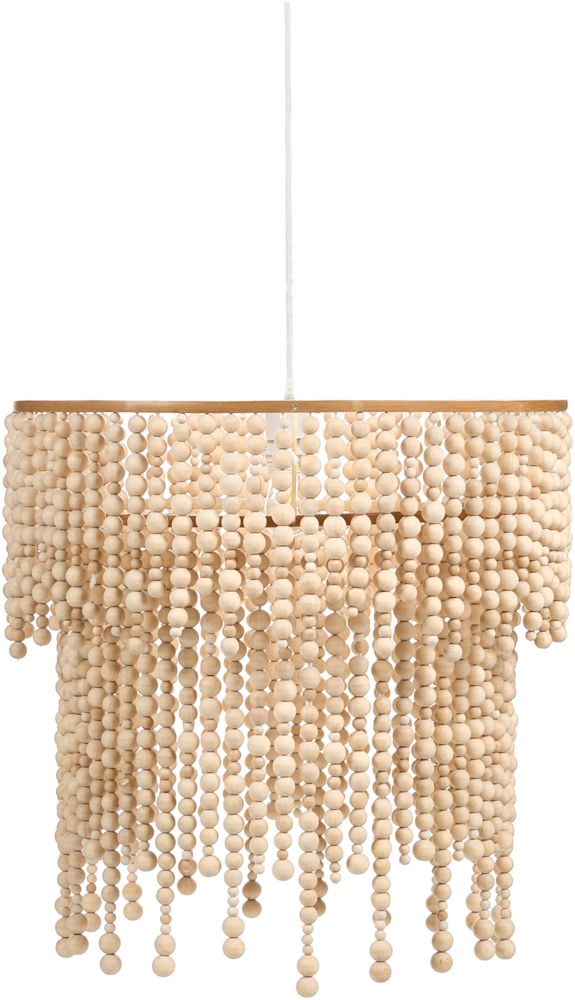 Kronleuchter KIRINDI Holz Hellbraun Bild 1