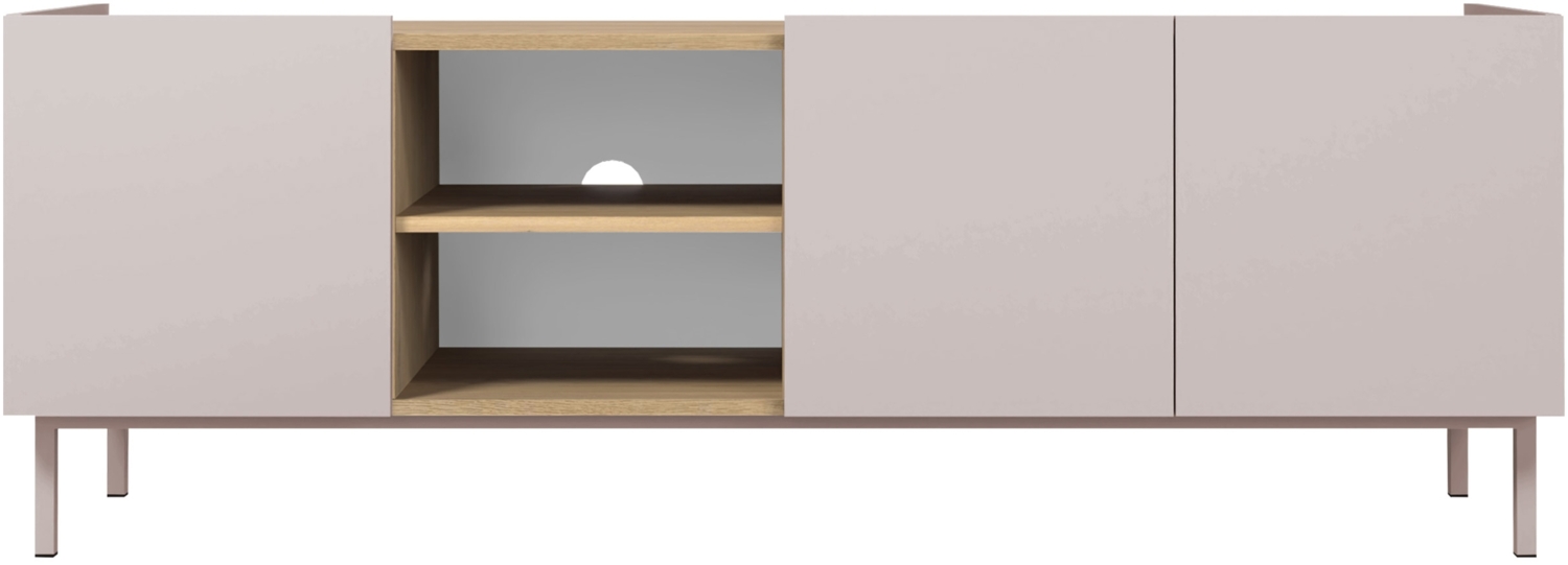 TV-Lowboard Siapen (Farbe: Cashmere + Eiche Cremona) Bild 1