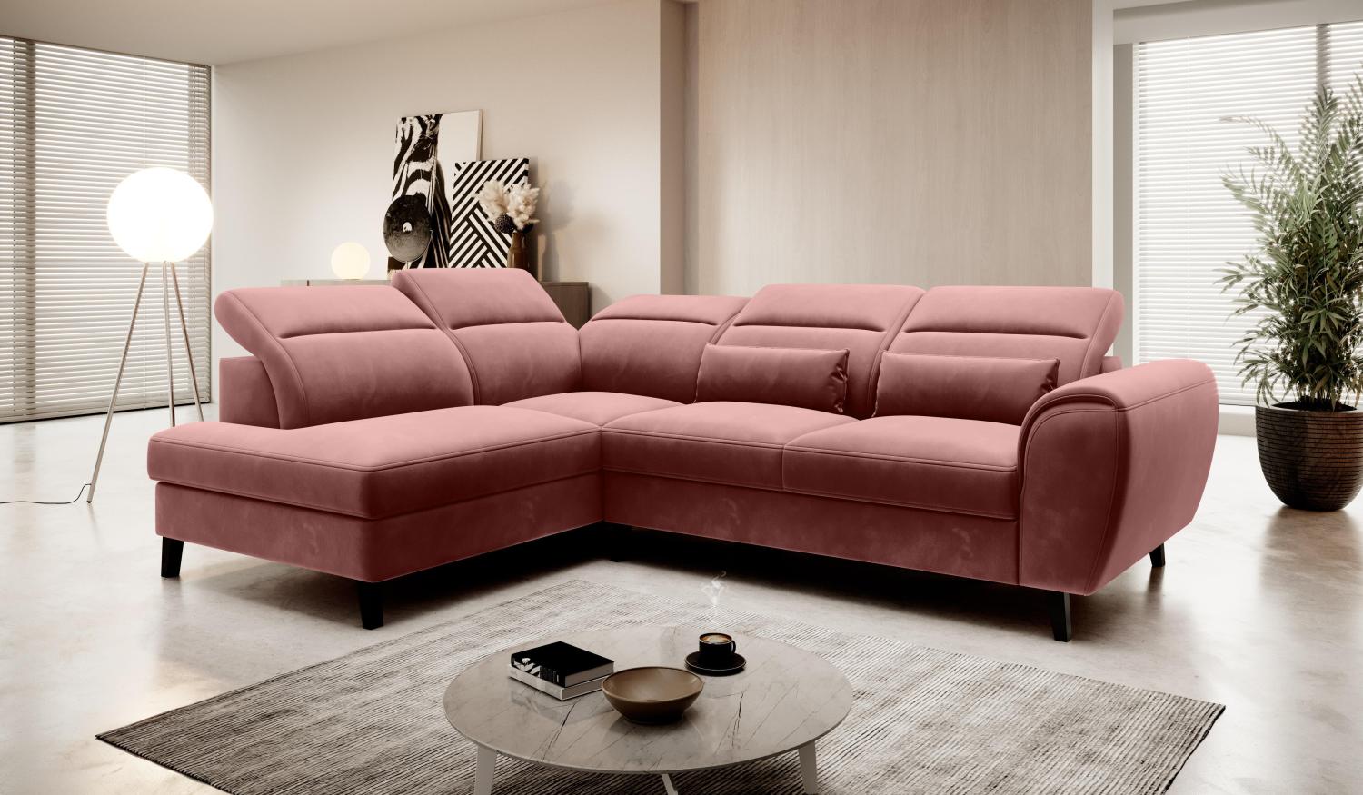 Wohnideebilder Noble Rosa Ecksofas & Eckcouches CO-NOB-LT-24LU Bild 1