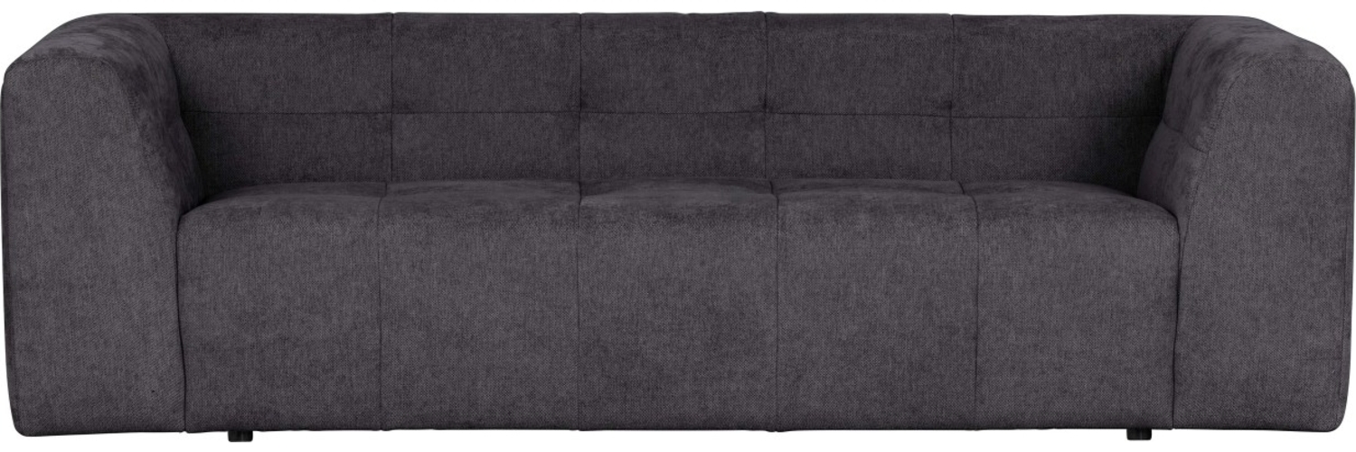 Sofa Grid aus Chenille-Gewebe, Grau Bild 1