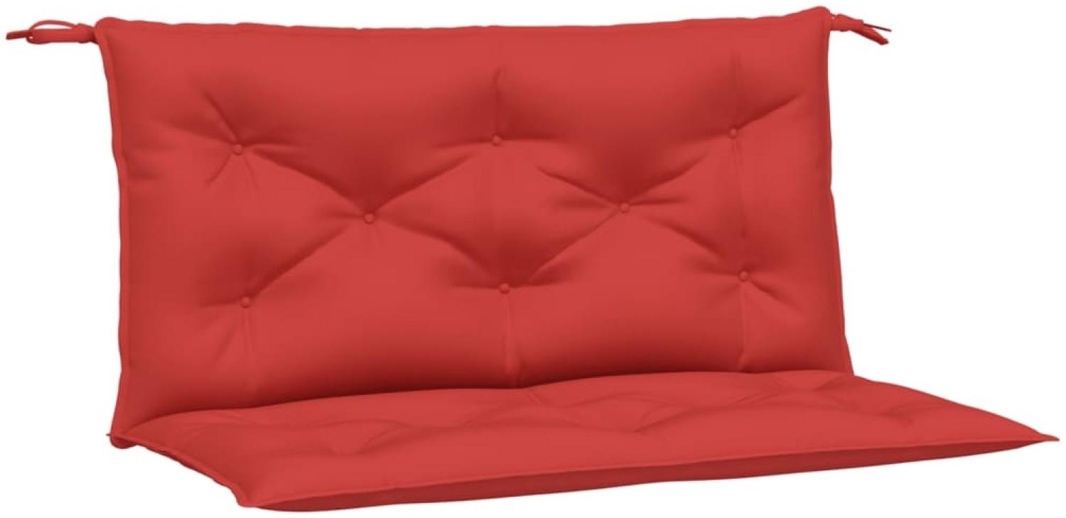 vidaXL Gartenbank-Auflagen 2 Stk. Rot 100x50x7 cm Oxford-Gewebe 361665 Bild 1
