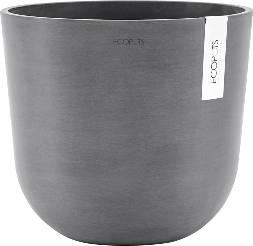 Ecopots Pflanztopf Oslo Ø 25 x 21,8 cm grau Bild 1