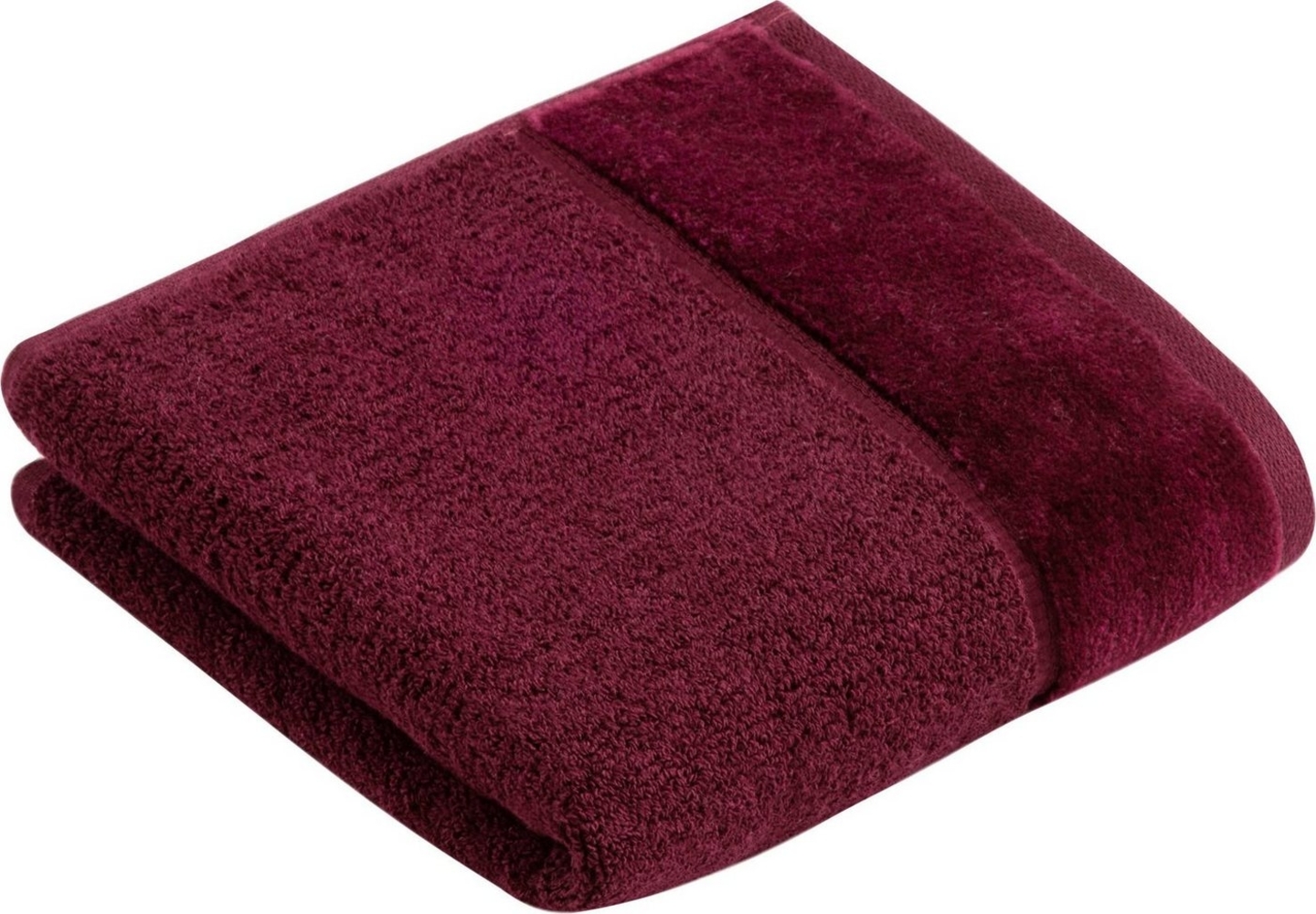 Vossen Gästehandtücher Pure, Frottier (3-St), im Set, Baumwolle & VEGAN, mit eleganter Veloursbordüre Bild 1