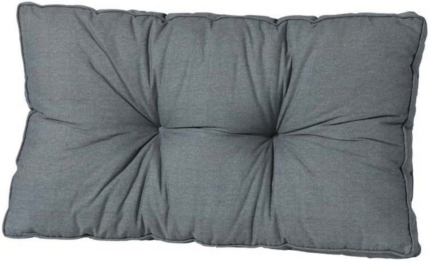 Madison Sitzkissen Rückenkissen 73x43 cm grau Lounge Kissen Sitz Auflage Polster, UV-beständig Bild 1