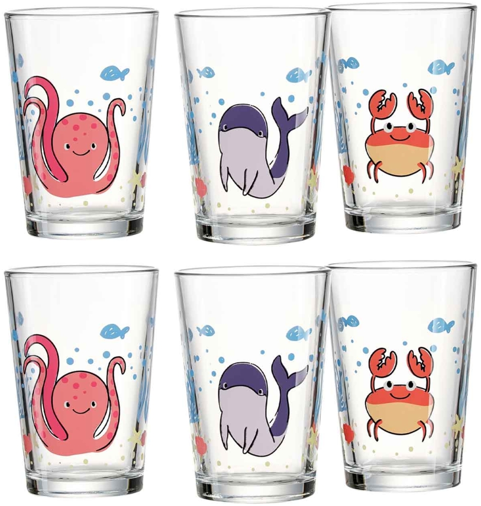 Ritzenhoff & Breker UNTERWASSERWELT Kinderbecher Set 6-teilig Bild 1
