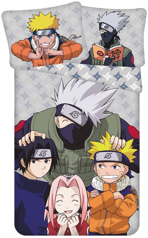 Naruto Design Kuschelige Bettwäsche Baumwolle, 140x200 cm & 70x90 cm Bild 1