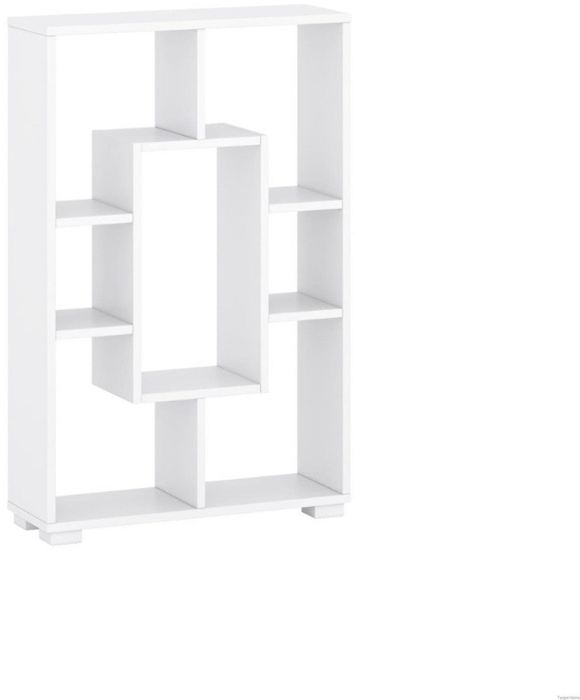 TARGET HOME Schwebeboard Schweberegal für Wohnzimmer, Schlafzimmer & Küche Wandregal weiß, wotan-eiche (H 90 x T 20.1 x B 60.2 cm) Bild 1
