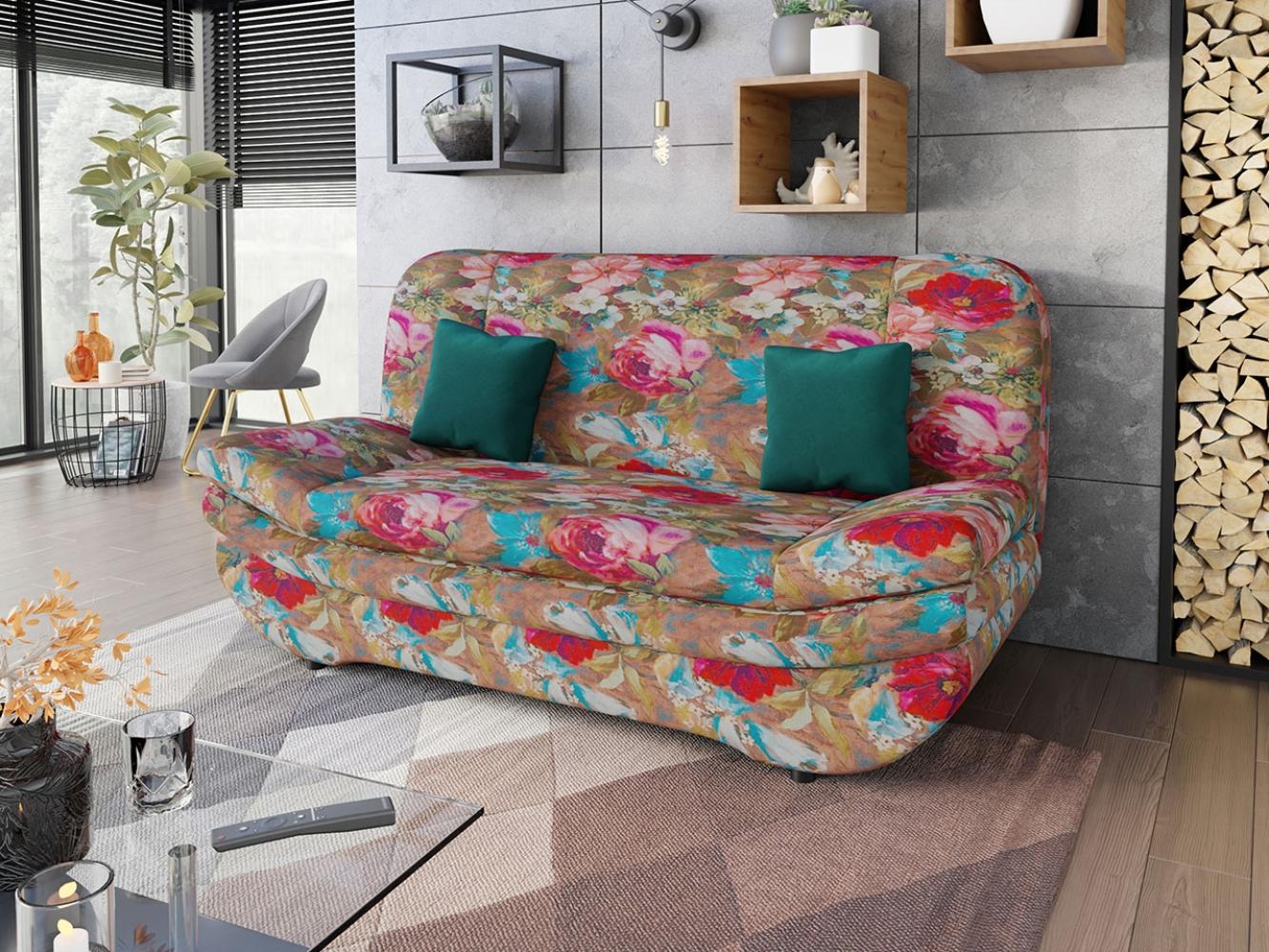 Schlafsofa Weronika Premium, Farbe: Lea 531 + Prestige 2772 Bild 1