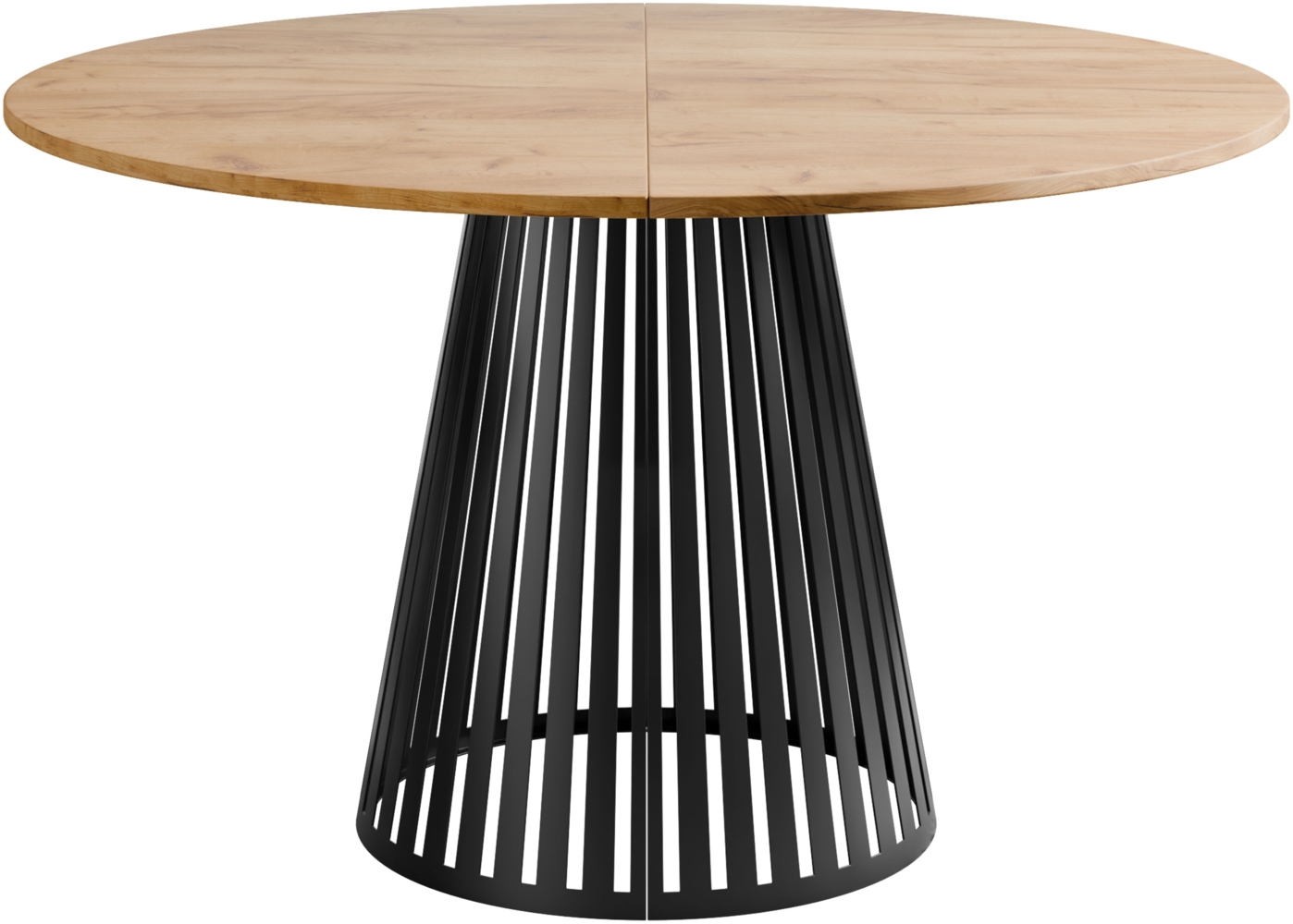 Esstisch Cumair 120 (Farbe: Schwarz / Eiche Craft Gold) Bild 1