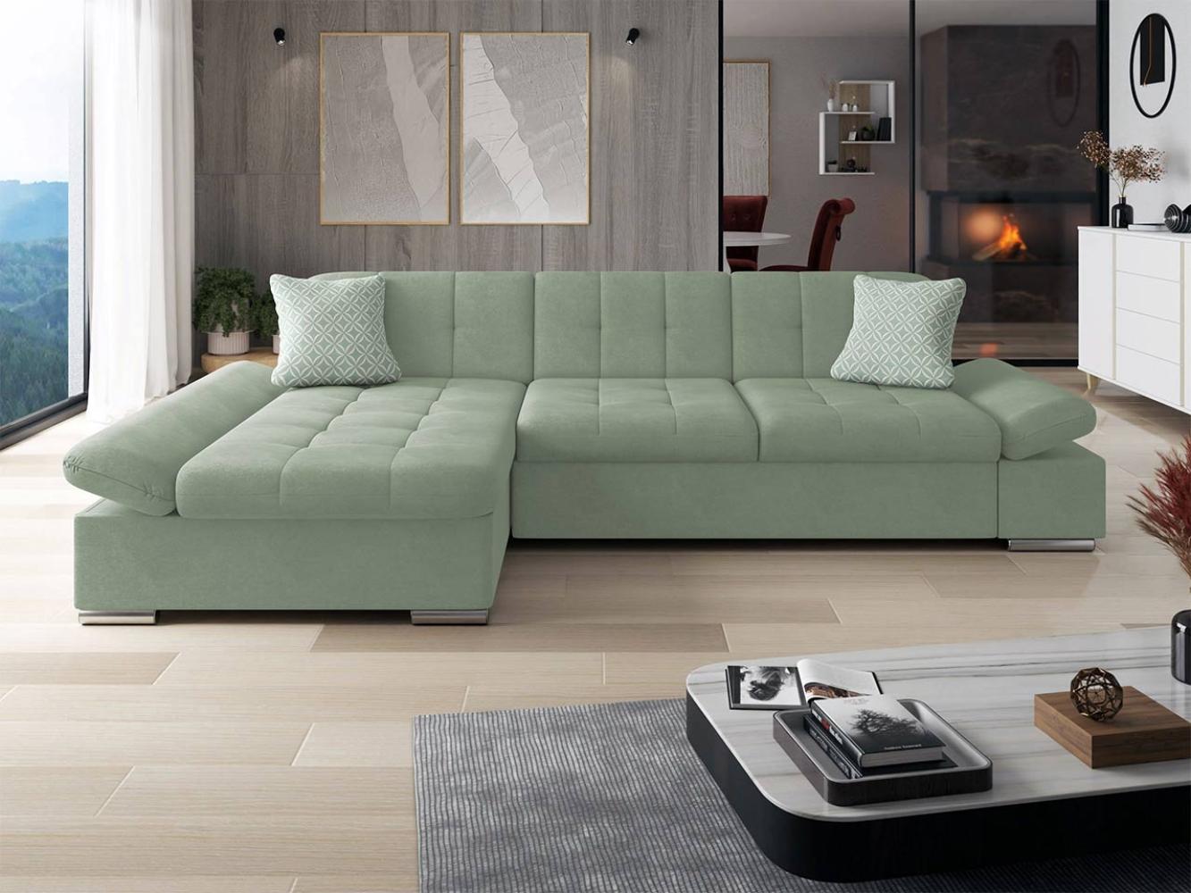 Ecksofa Malwi, Seite: Links, Farbe: Uttario Velvet 2954 + Uttario Velvet 2954 + Evo 29 Bild 1