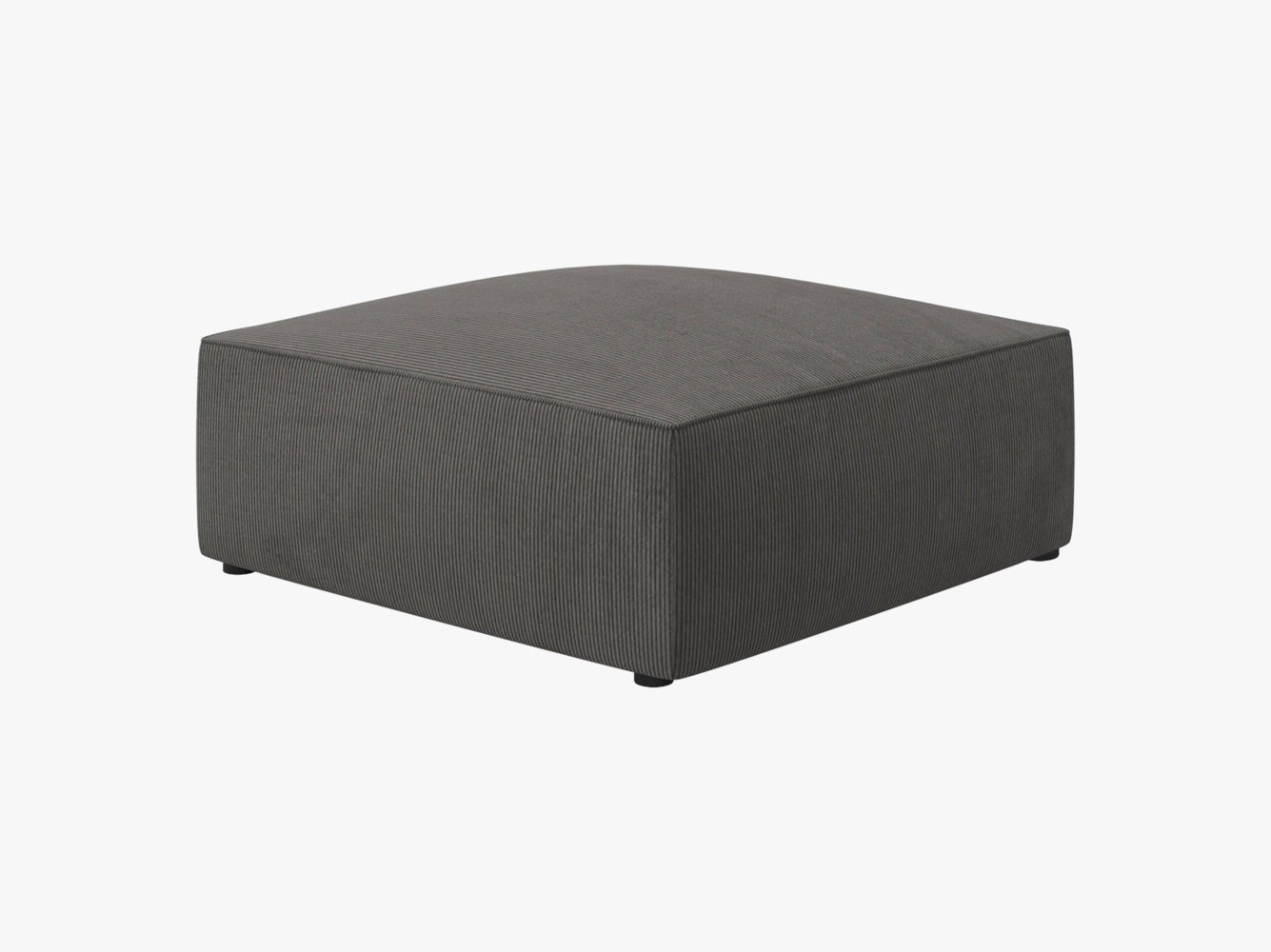 Micadoni Hocker Ruby 1-Sitzer Kord Scala Dunkelgrau Bild 1