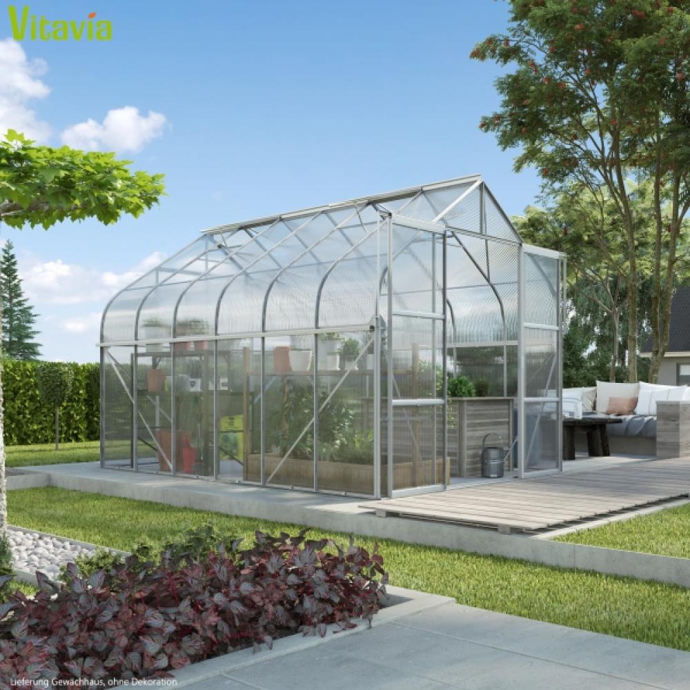 Vitavia Gewächshaus Diana 9900, HKP 4mm, alu Bild 1