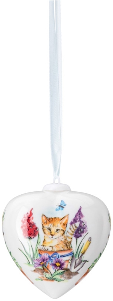 Hutschenreuther Porzellan-Herz Das Herz 2020 Kätzchen Bild 1