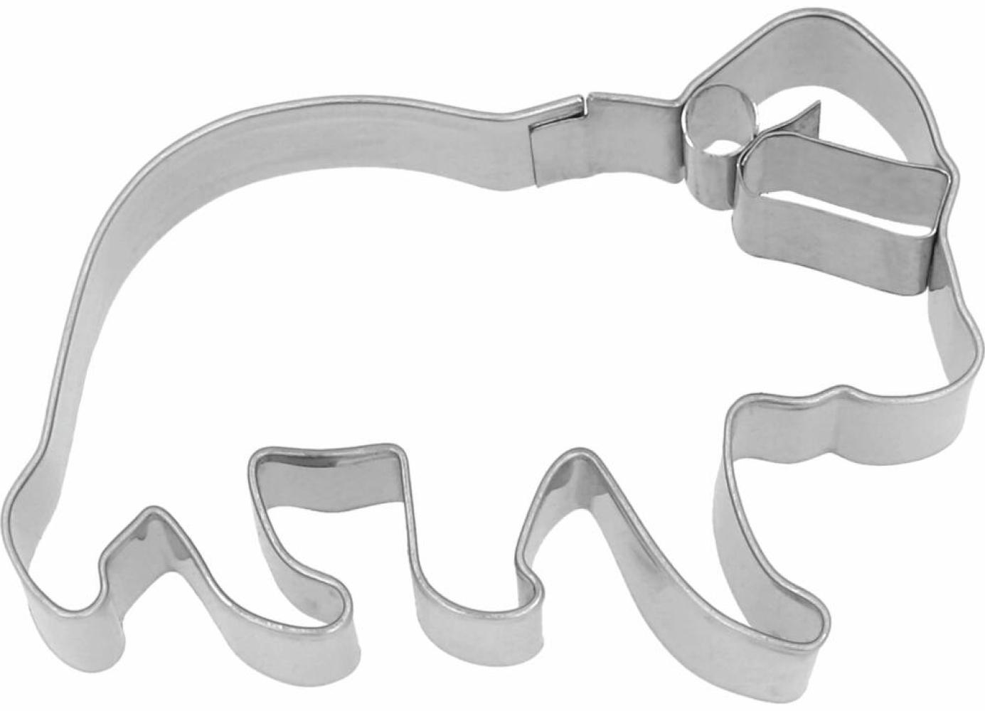 Birkmann Ausstechform Weihnachts-Eisbär, mit Innenprägung, Ausstecher, Plätzchenform, Keks, Plätzchen, Edelstahl, 9 cm, 199446 Bild 1