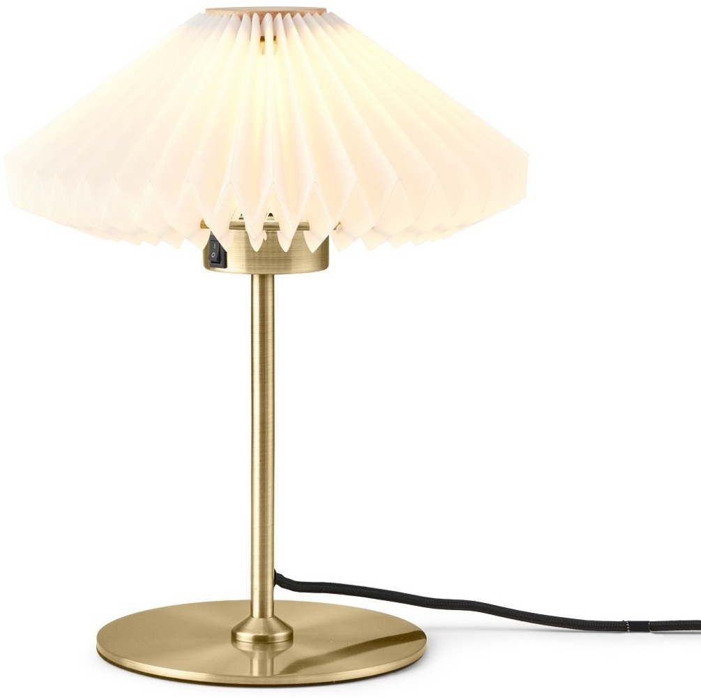 Halo Design 744992 Tischleuchte Paris antikes messing weiß G9 Bild 1