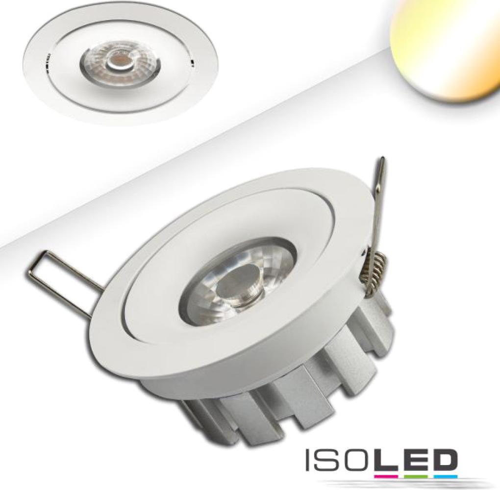 ISOLED LED Einbaustrahler SUNSET, weiß, 15W, 45°, 2200-3100K, Dimm-to-warm Bild 1