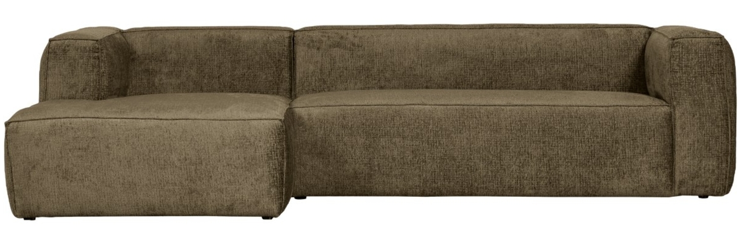 Ecksofa Bean aus Struktursamt Links, Moss Bild 1