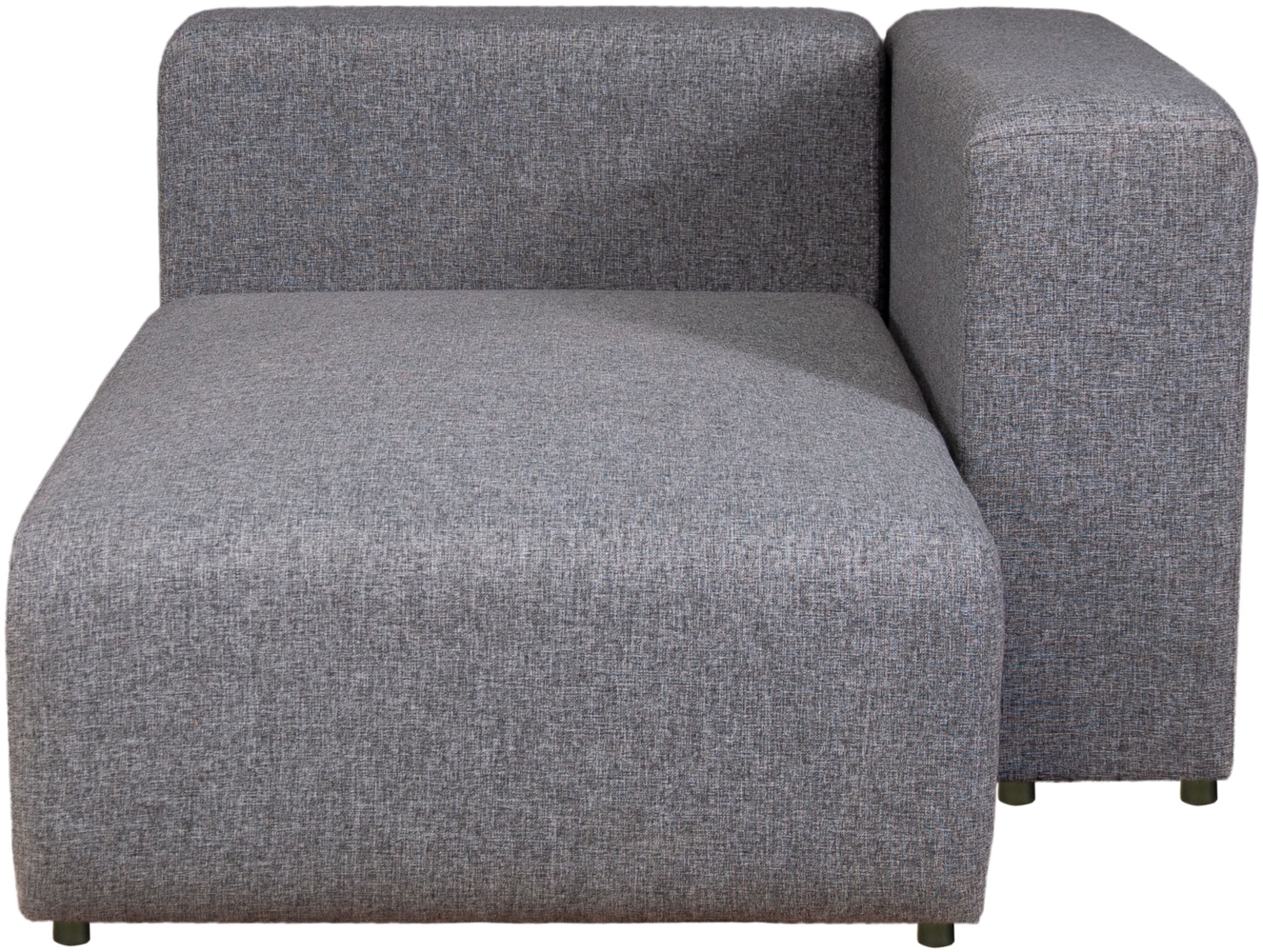 Sofa-Modul Suldal Longchair Textil Grau [en. casa] Bild 1