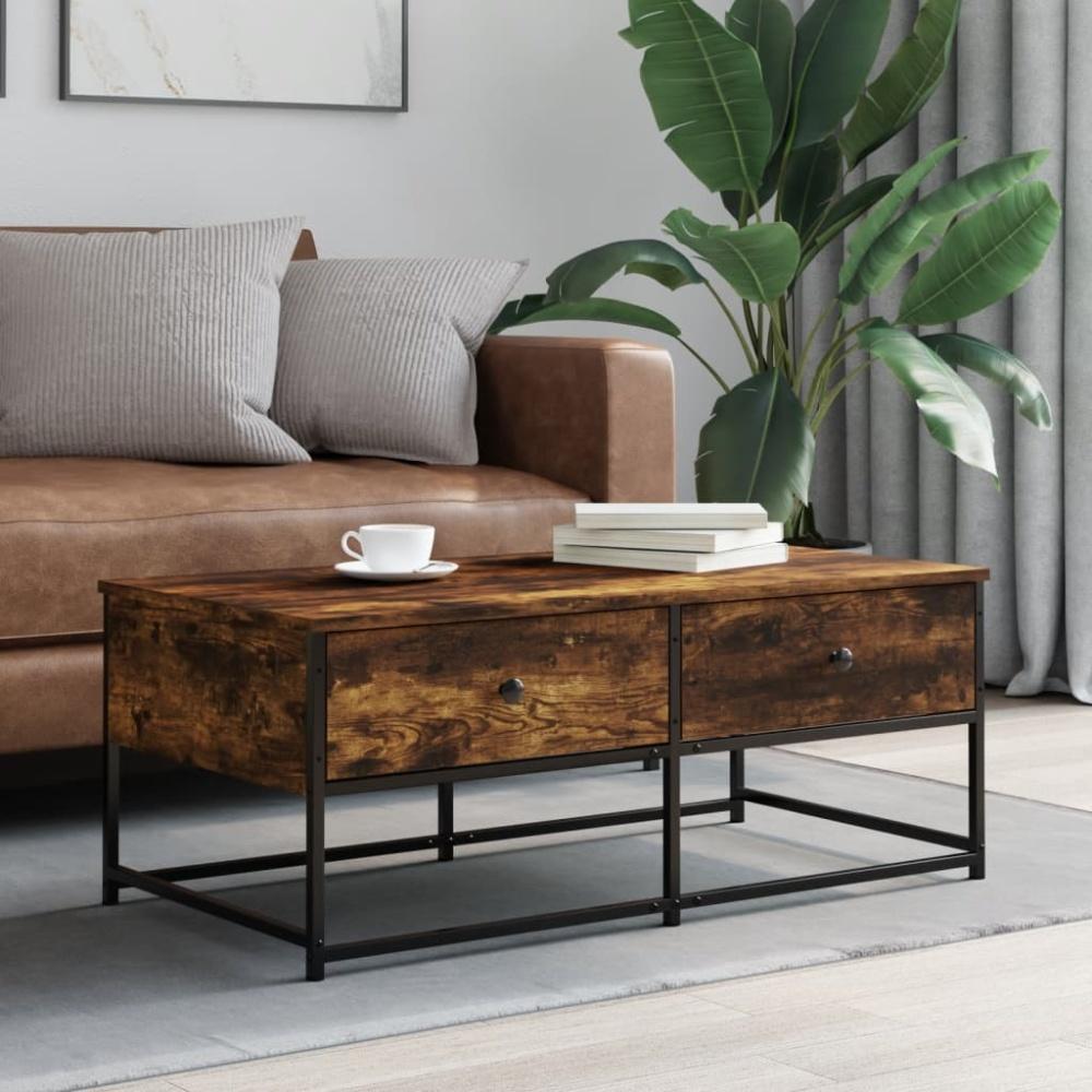 vidaXL Couchtisch Räuchereiche 100x51x40 cm Holzwerkstoff 833972 Bild 1