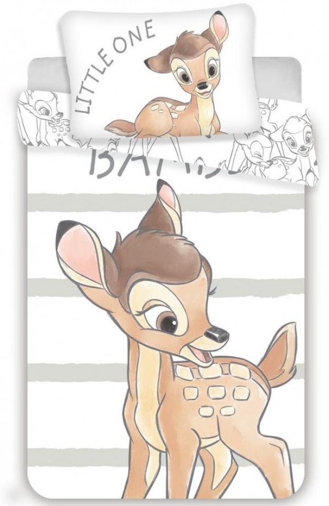 Disney Kinderbettwäsche Disney Bambi Baby Reh Bettwäsche Set Wendebettwäsche 100x135 cm Bild 1