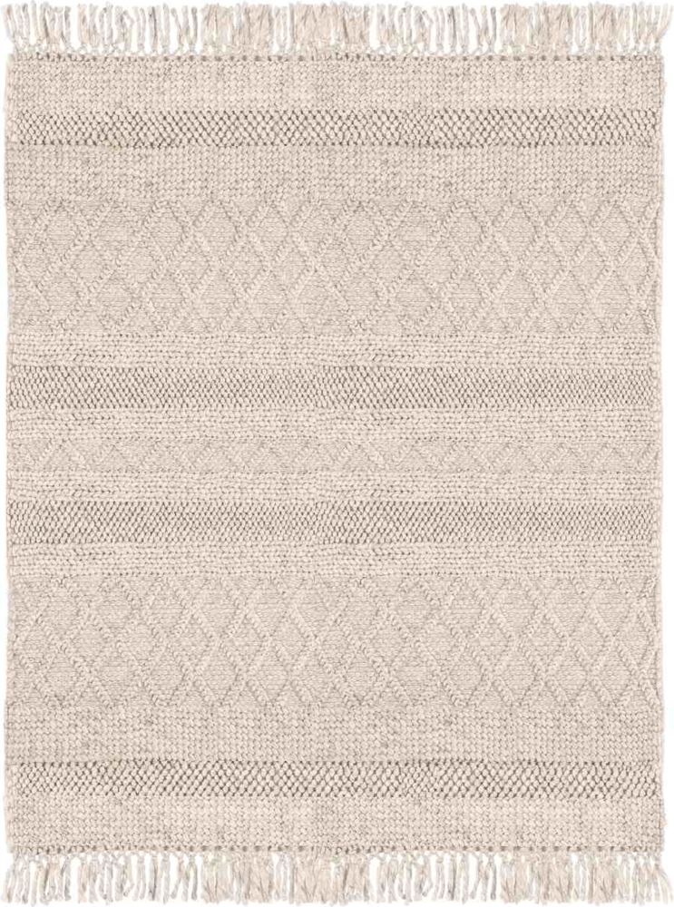 Teppich Hiruni aus Wolle Beige, 140x200 cm Bild 1