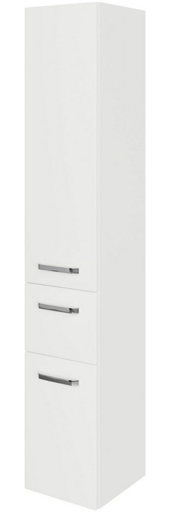 Saphir Hochschrank Serie 4010 Badschrank 30 cm breit, mit 2 Türen und 1 Schublade 3 Glas-Einlegeböden, Badezimmer-Hochschrank inkl. Türdämpfer Bild 1