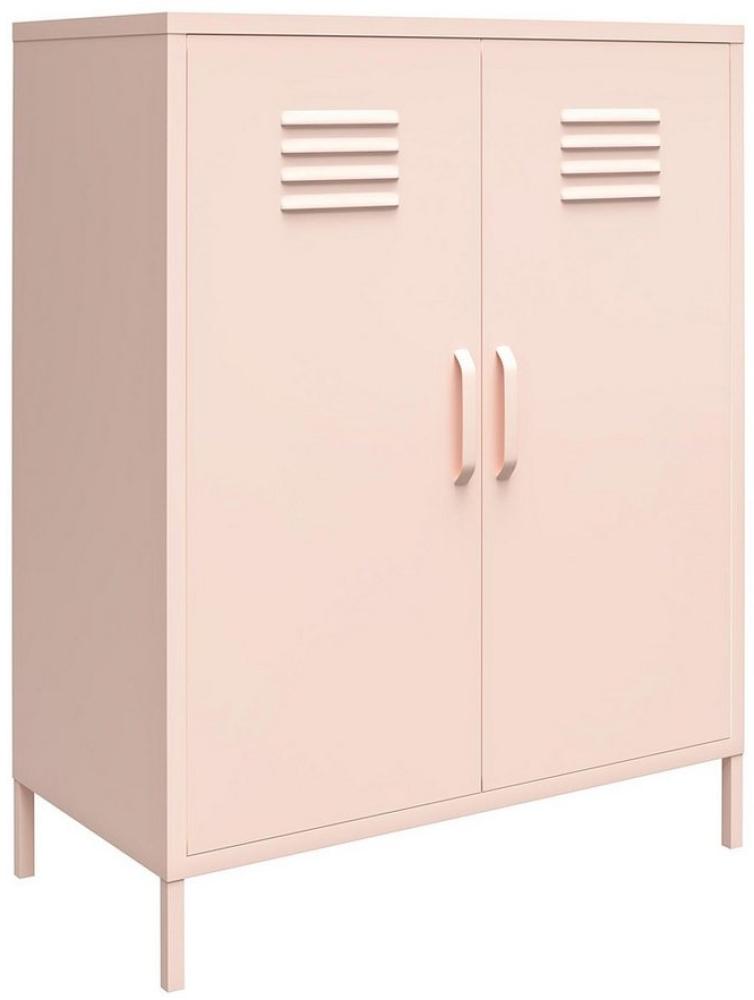 loft24 Mehrzweckschrank Mission District Highboard aus Metall, Metallschrank mit 2 Türen im Retro Look Bild 1