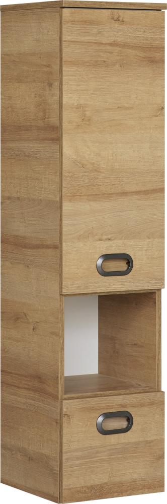 Midischrank >Quickset 353< (BxHxT: 30 x 123,2 x 33 cm) Riviera Eiche quer Bild 1