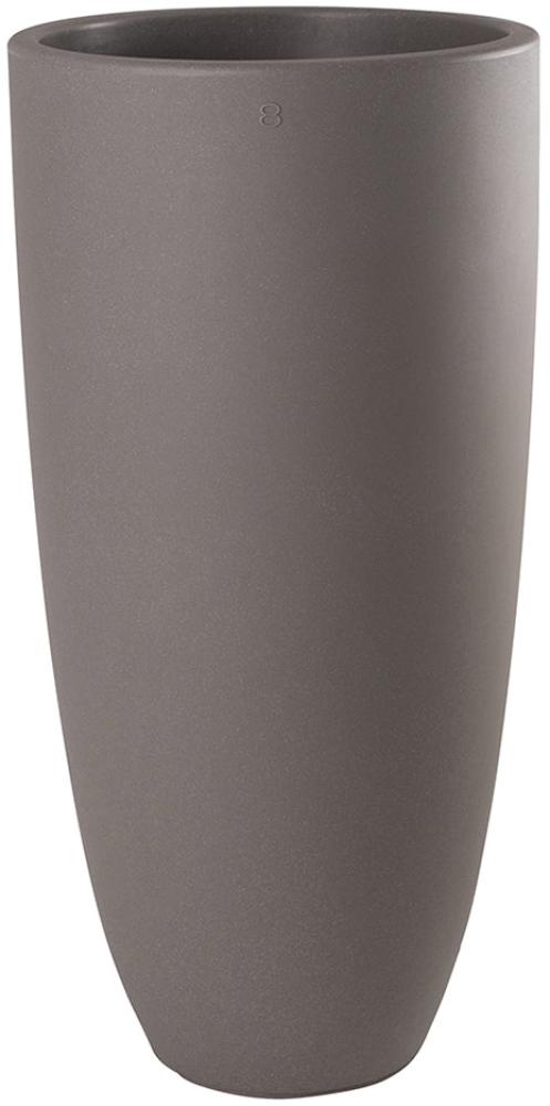 Blumentopf LED Shining Curvy Pot (taupe XL E27) Bild 1