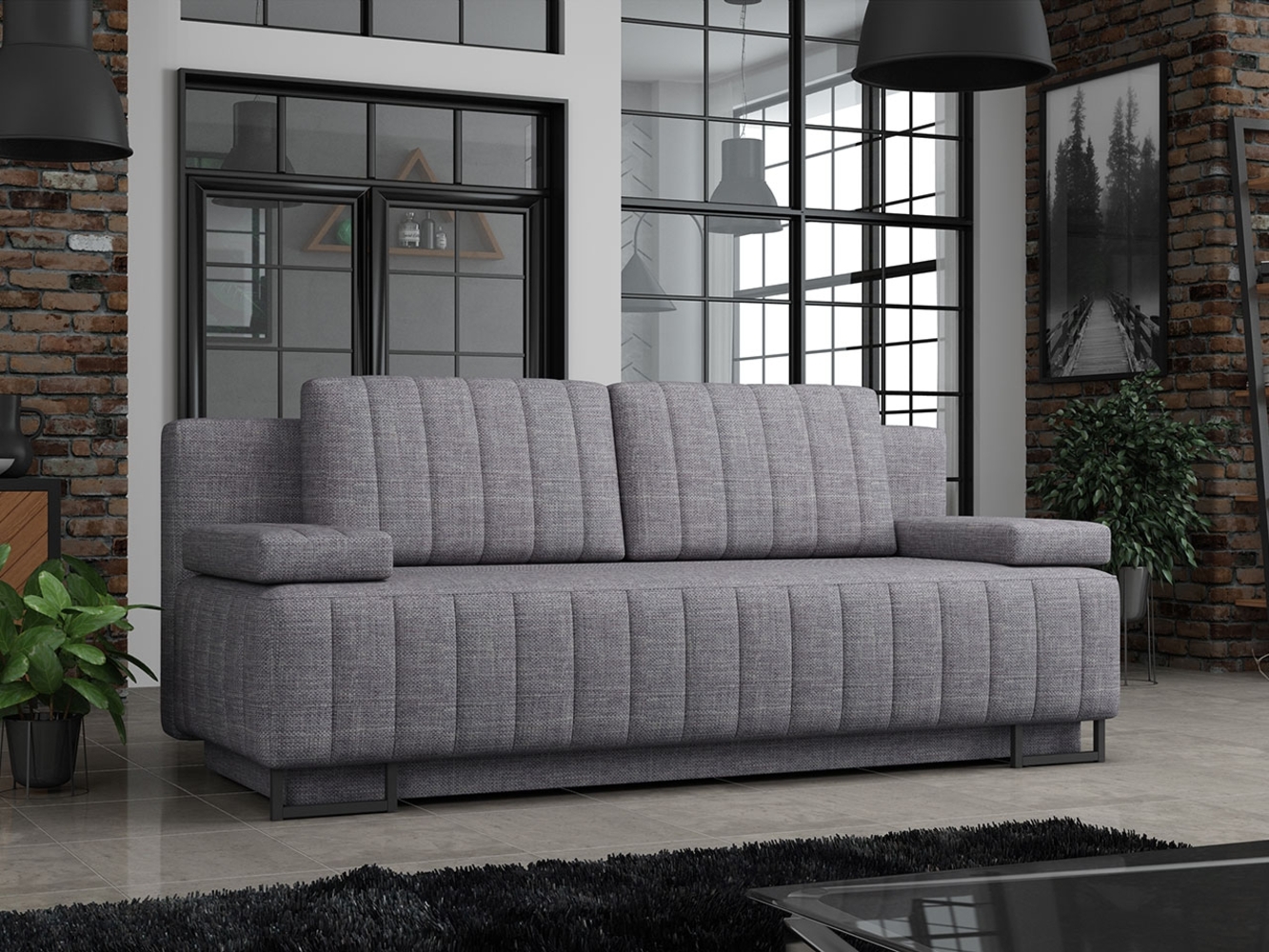 Schlafsofa Mukusa, Farbe: Lux 05 Bild 1