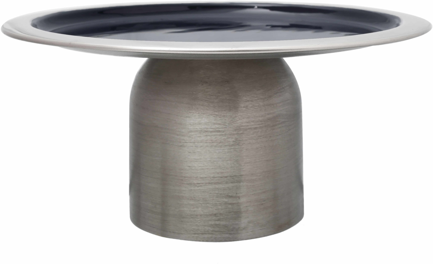 Kuchenplatte Art Deco 325 Silber / Dunkelblau Bild 1