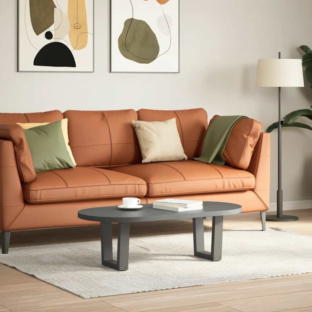 vidaXL Couchtischbeine V-Form 2 Stück Anthrazit 30x(30-31,3) cm Stahl 4012602 Bild 1