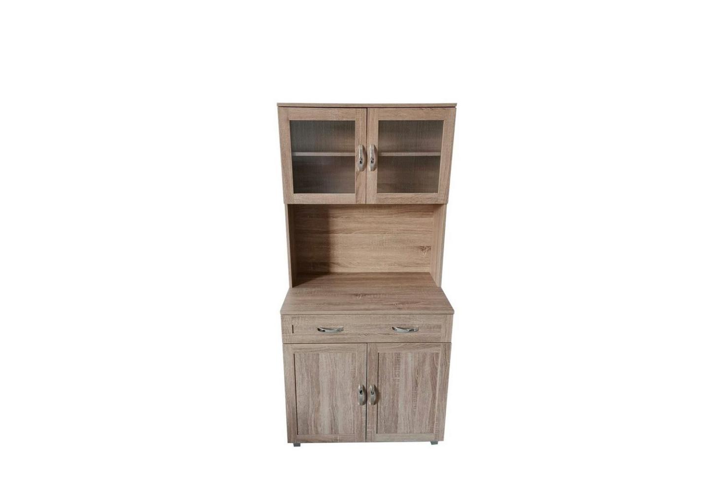 HTI-Line Hochschrank Küchenbuffet Blanca (Stück, 1-St, 1x Schrank Blanca, ohne Dekoration) Küchenschrank Hochschrank Bild 1