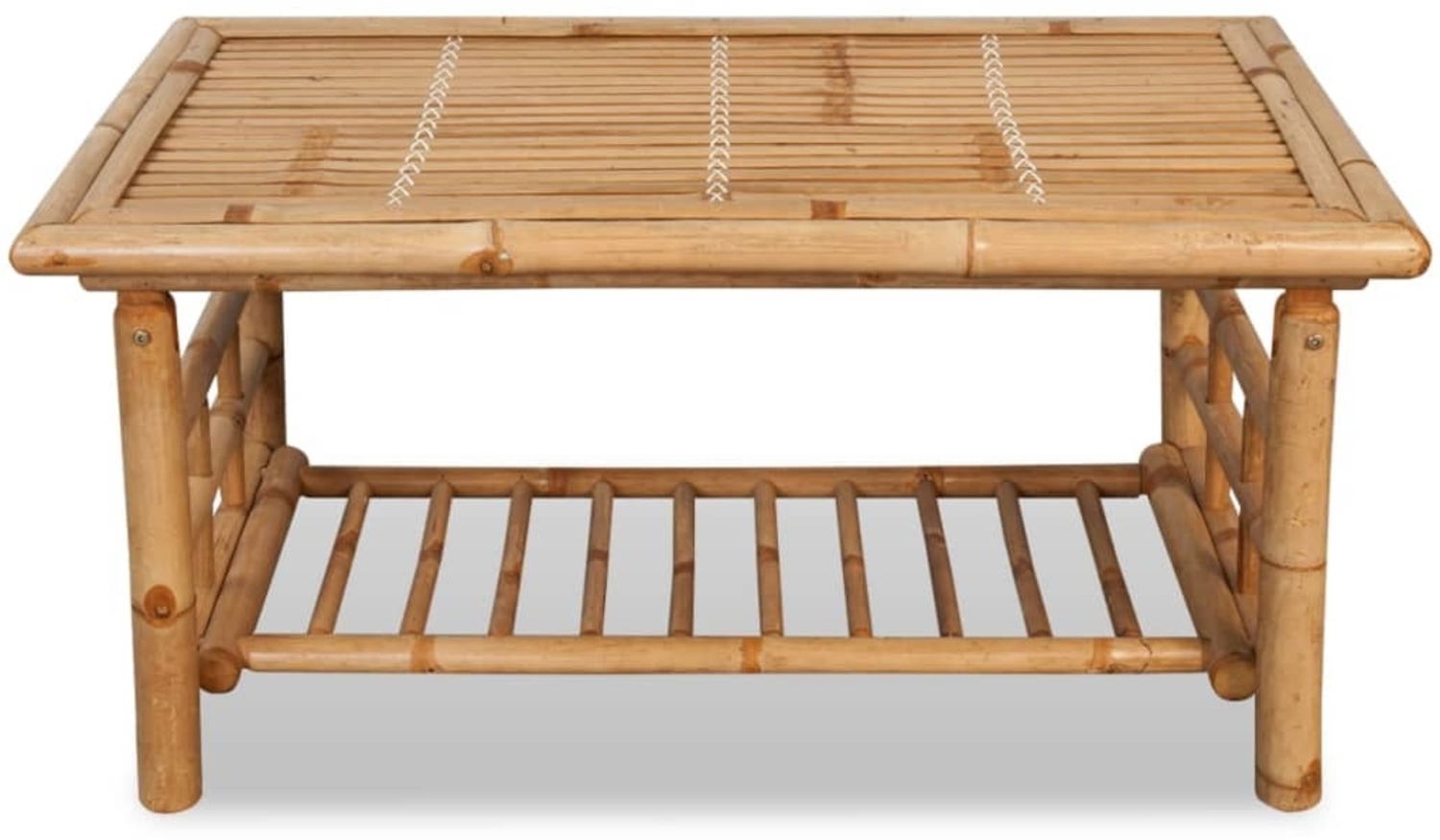 Couchtisch, Sofatisch Bambus 90x50x45 cm Bild 1