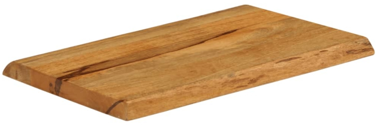 vidaXL Tischplatte mit Baumkante 60x40x2,5 cm Massivholz Mango 370752 Bild 1