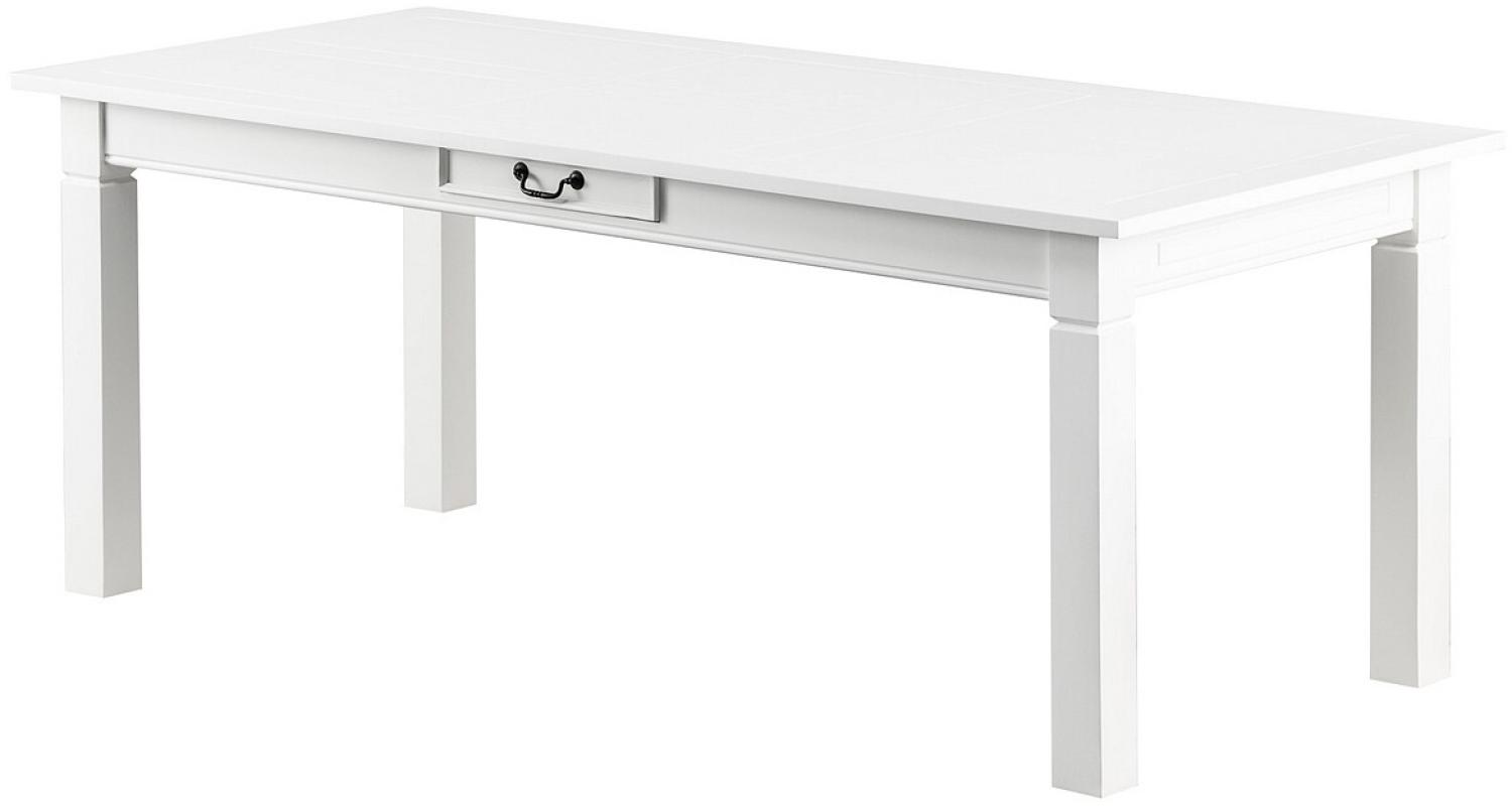 Dekoria Tisch Country White 200x90x76cm Bild 1