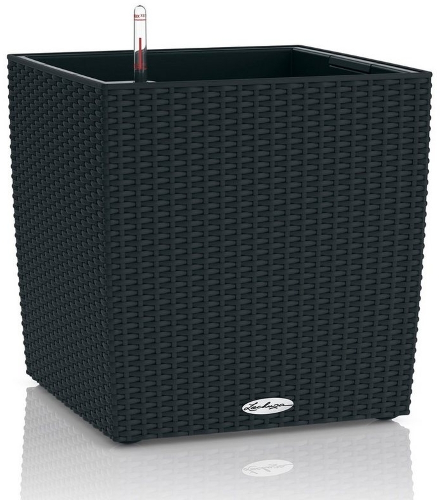 LECHUZA CUBE Cottage 50 graphitschwarz 15393 Bild 1