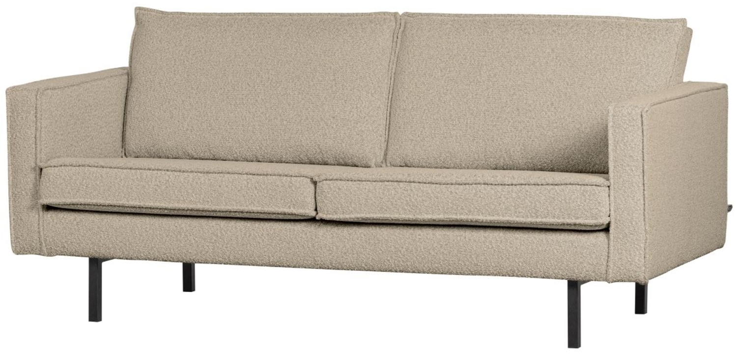 Sofa Rodeo 2,5 Sitzer aus Boucle-Stoff, Beige Bild 1