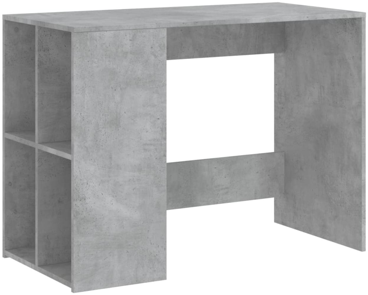 vidaXL Schreibtisch Betongrau 102x50x75 cm Holzwerkstoff 840544 Bild 1