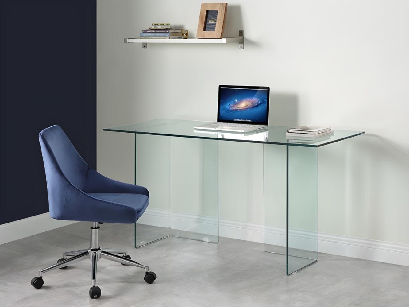Schreibtisch CLARISSA - Sicherheitsglas Bild 1